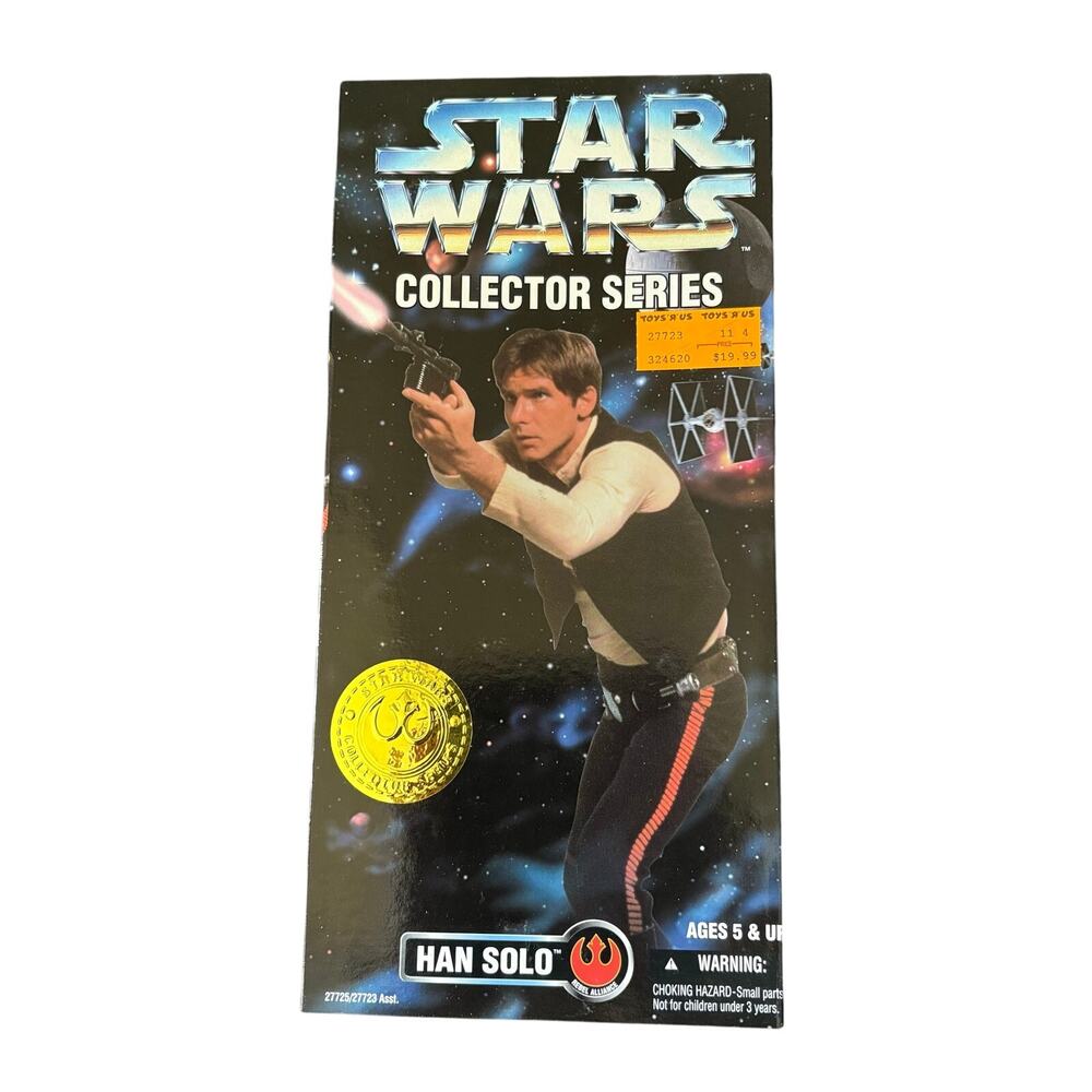 Star Wars Collector Series Vintage Han Solo New in Box 12" Figure - Kenner 1996